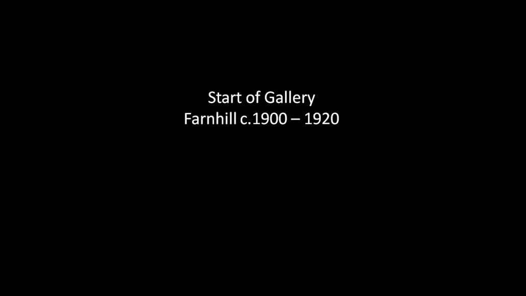 Start of Farnhill 1900 to 1920