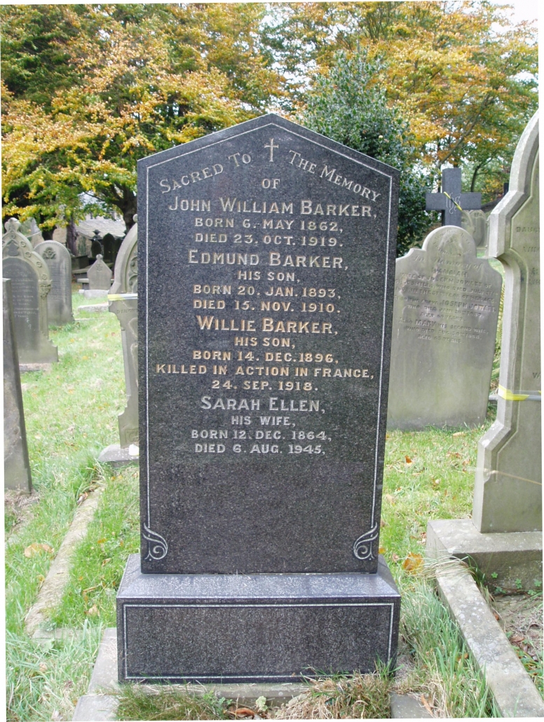 Willie Barker - Kildwick old graveyard