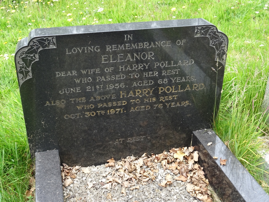 Harry Pollard and his wife, Eleanor - Bradley cemetery