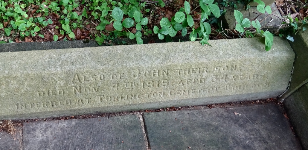 John Pollard - Kildwick old graveyard