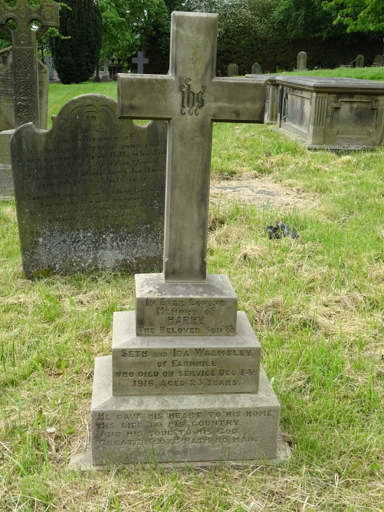 Harry Walmsley and family - Kildwick old graveyard