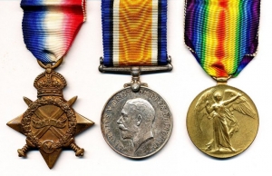 Pip, Squeak and Wilfred - WW1 campaign medals