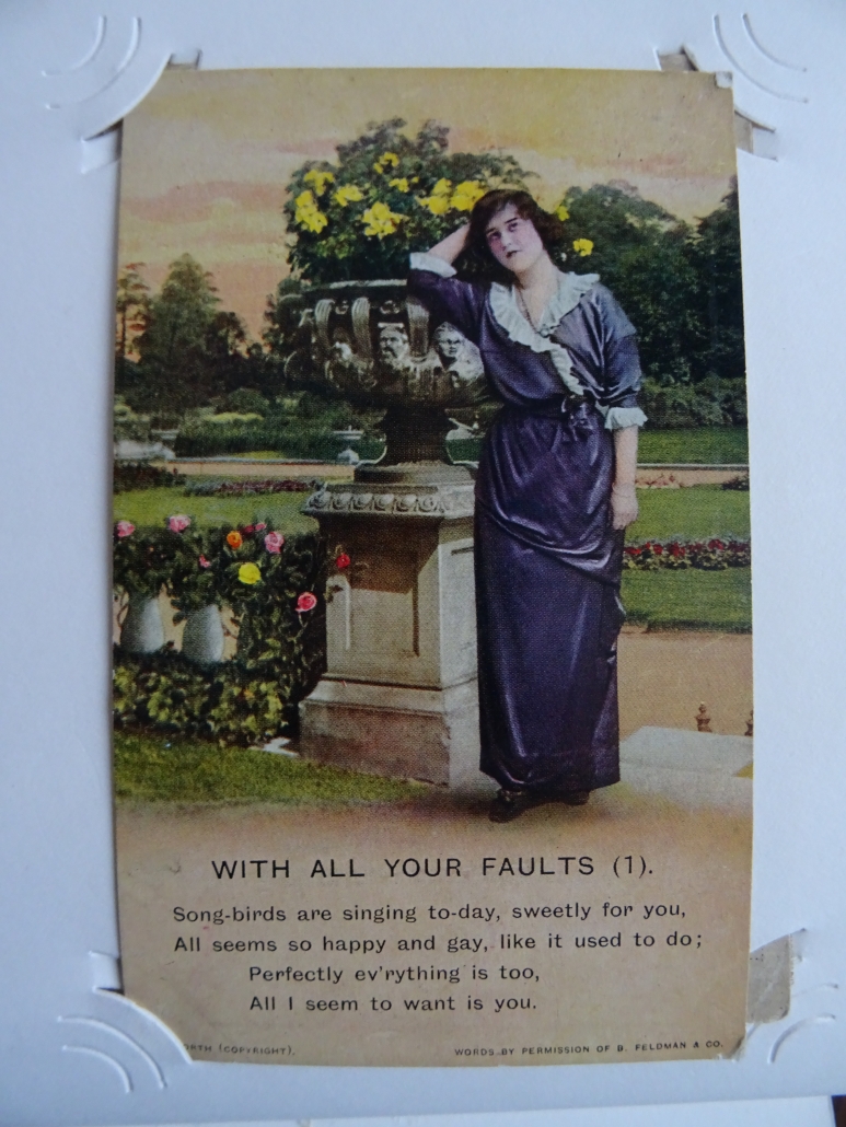 Percy Walmsley's WW1 postcard album - #15