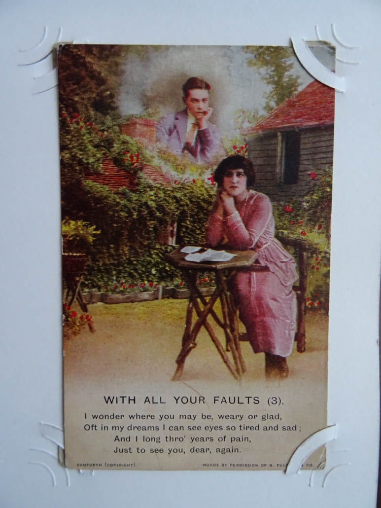 Percy Walmsley's WW1 postcard album - #17