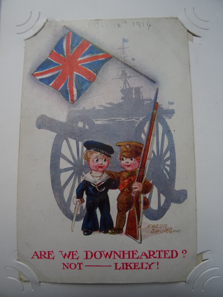 Percy Walmsley's WW1 postcard album - #19