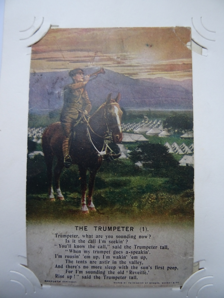Percy Walmsley's WW1 postcard album - #27