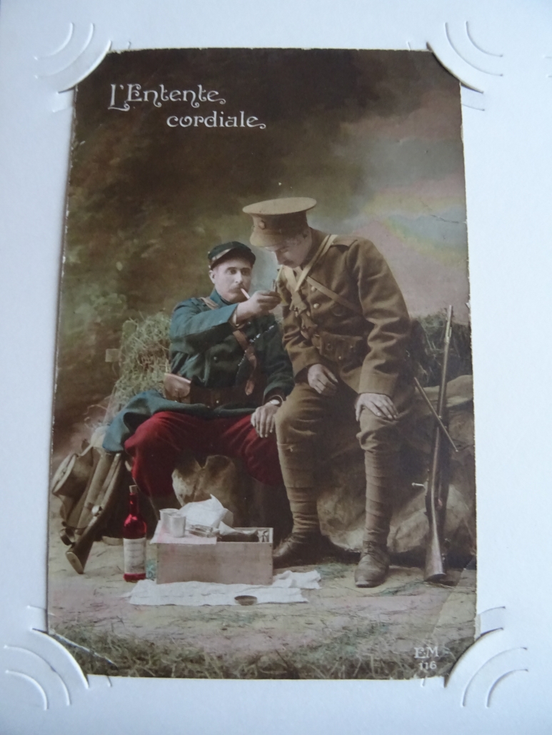 Percy Walmsley's WW1 postcard album - #35