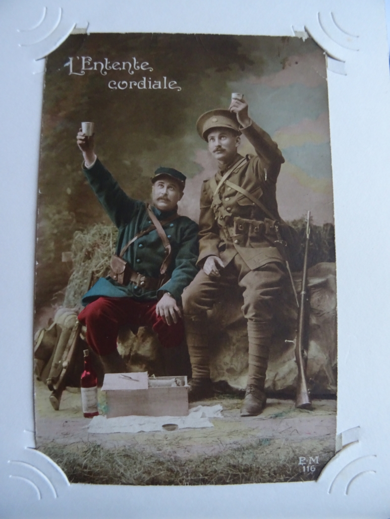 Percy Walmsley's WW1 postcard album - #36