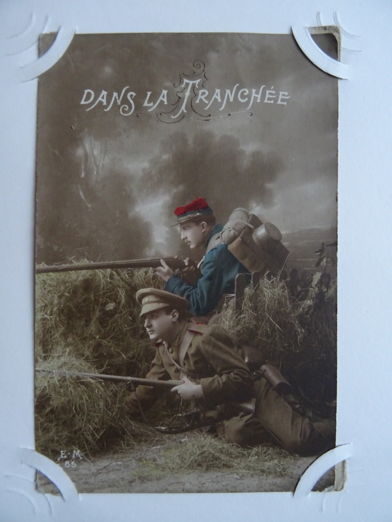 Percy Walmsley's WW1 postcard album - #37