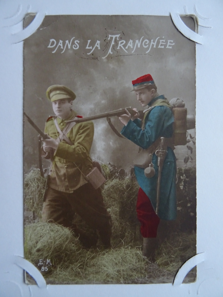 Percy Walmsley's WW1 postcard album - #38