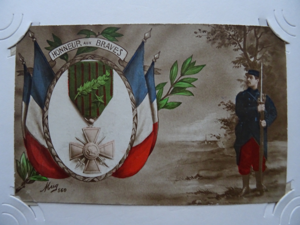 Percy Walmsley's WW1 postcard album - #44