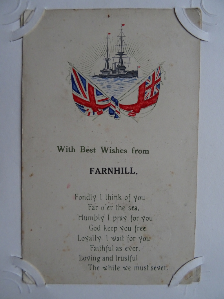 Percy Walmsley's WW1 postcard album - #45