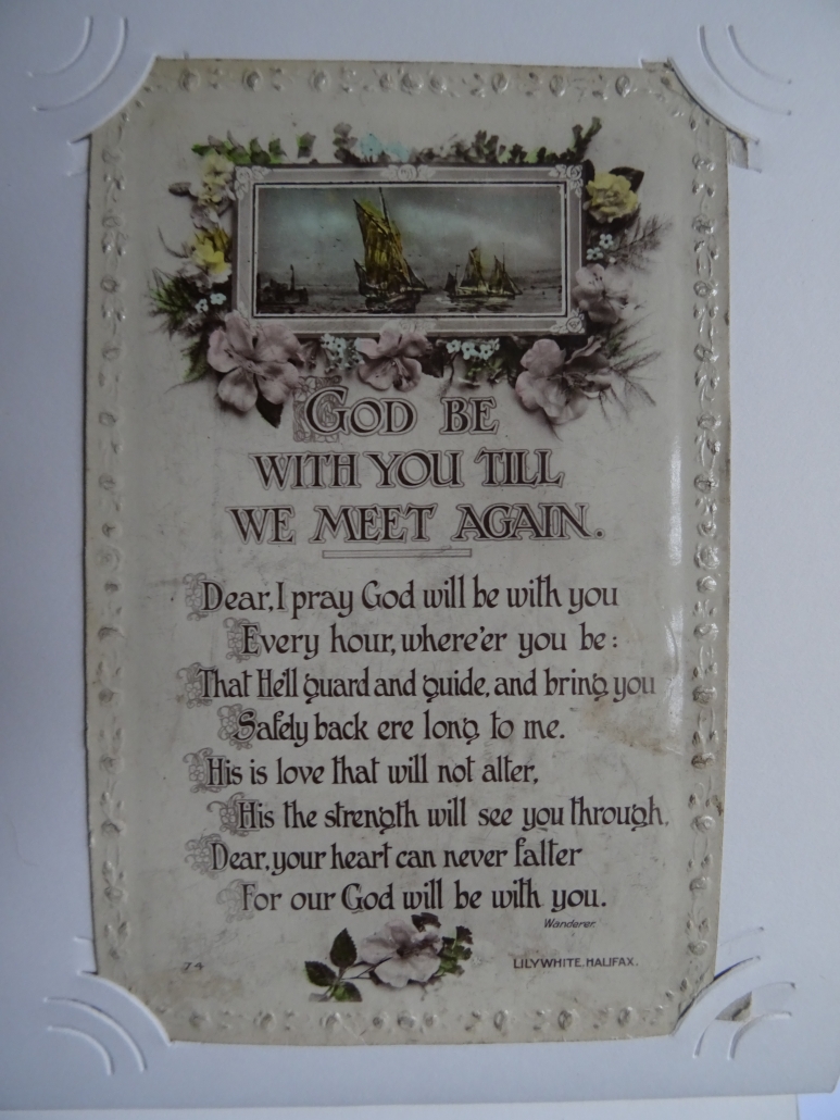 Percy Walmsley's WW1 postcard album - #56