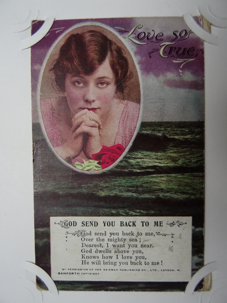 Percy Walmsley's WW1 postcard album - #62
