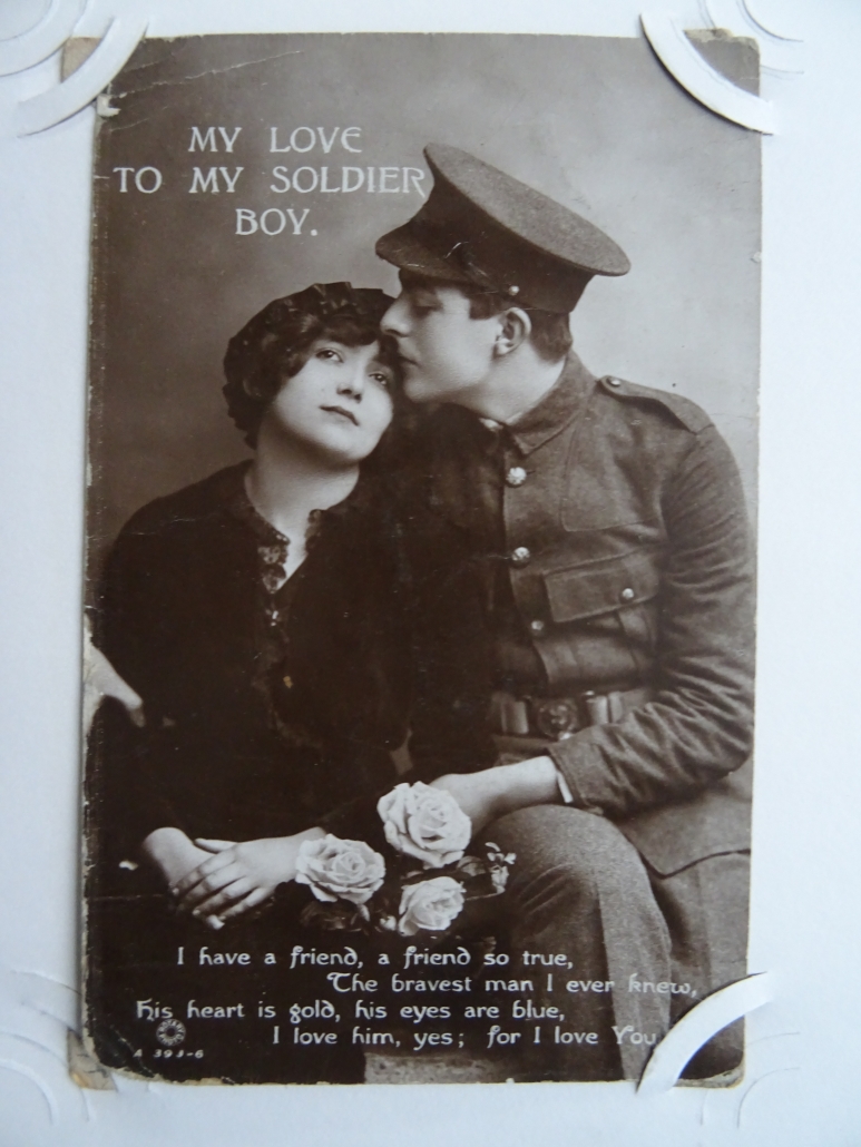 Percy Walmsley's WW1 postcard album - #70