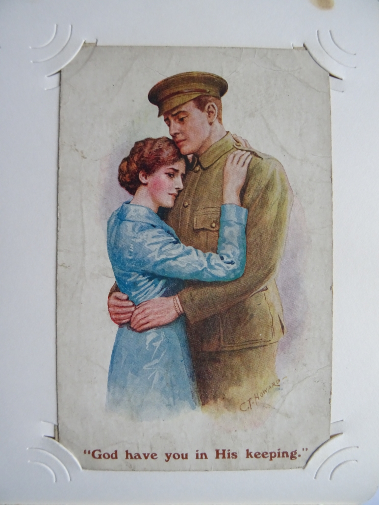 Percy Walmsley's WW1 postcard album - #75