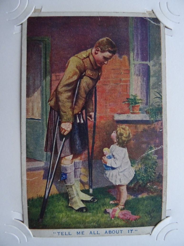 Percy Walmsley's WW1 postcard album - #76