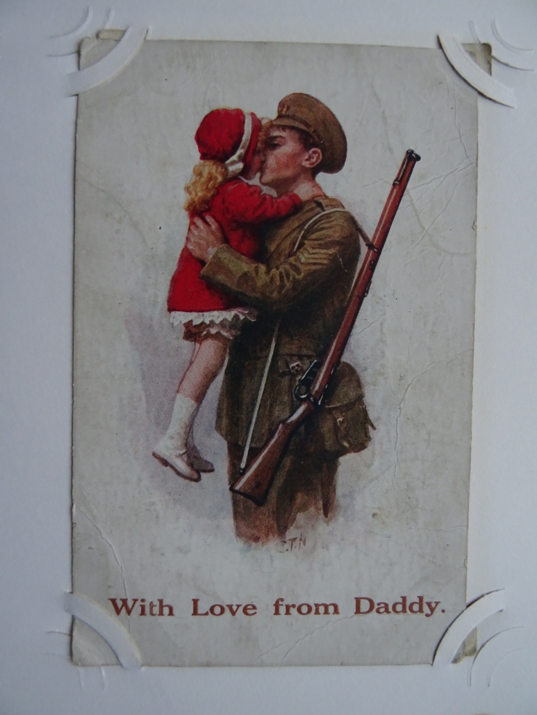 Percy Walmsley's WW1 postcard album - #77