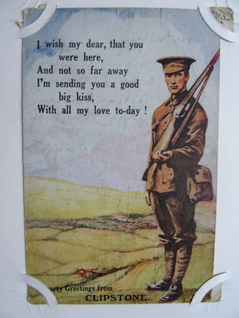 Percy Walmsley's WW1 postcard album - #78