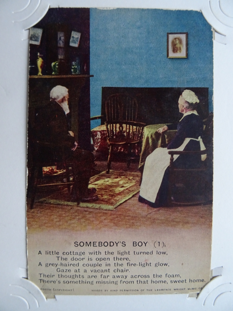 Percy Walmsley's WW1 postcard album - #83