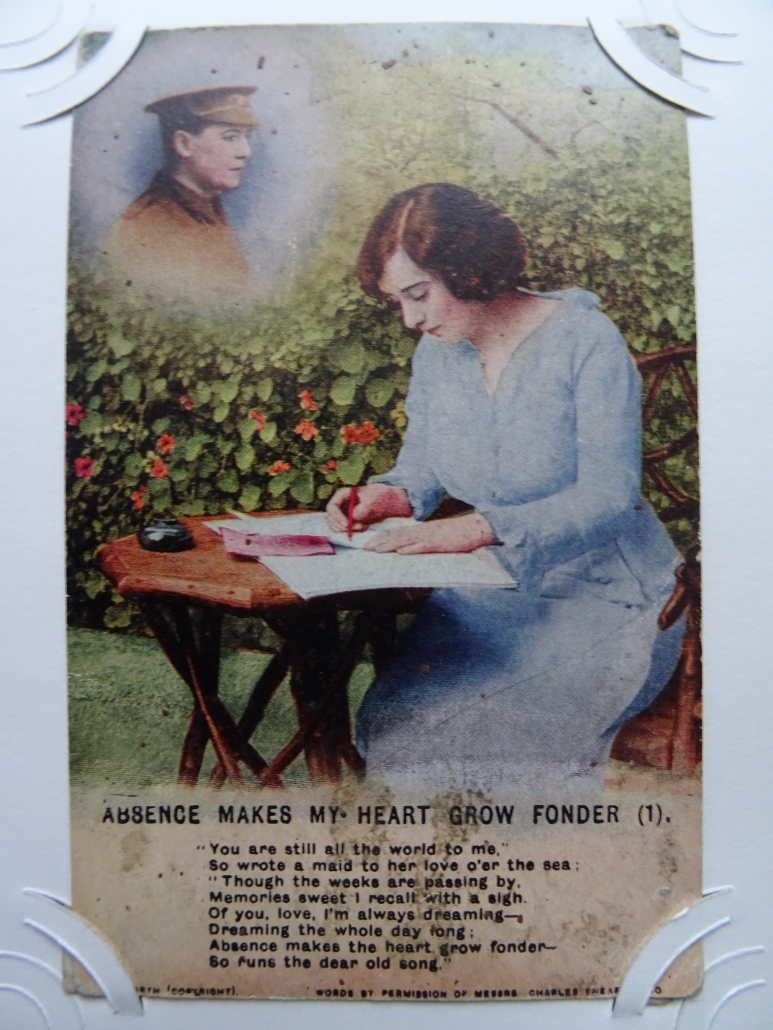 Percy Walmsley's WW1 postcard album - #89