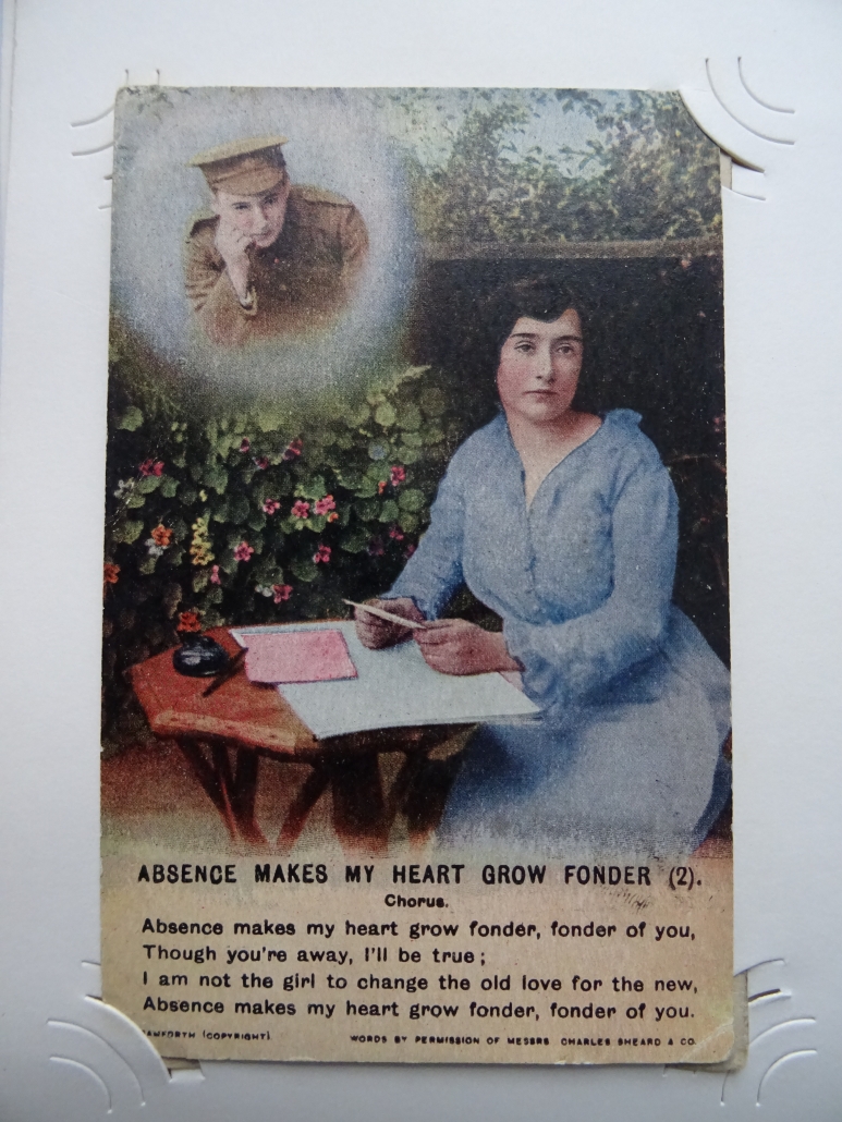 Percy Walmsley's WW1 postcard album - #90