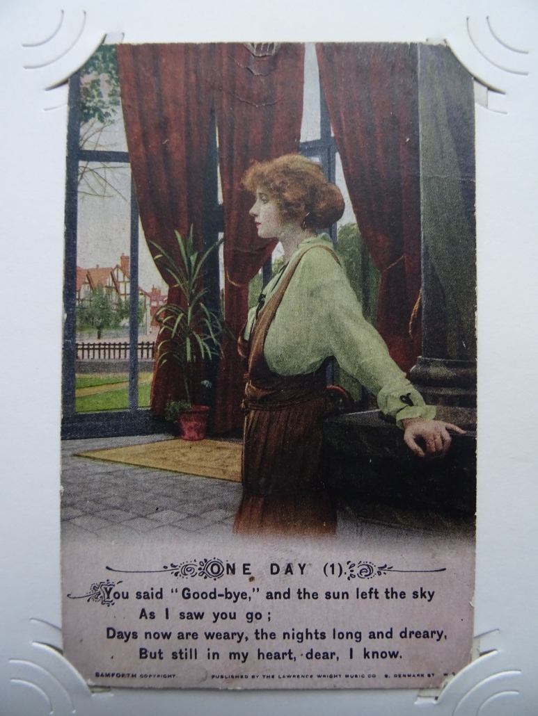 Percy Walmsley's WW1 postcard album - #92