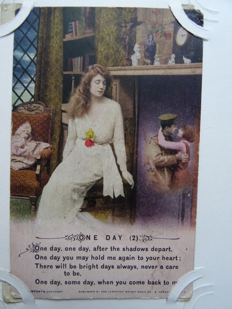 Percy Walmsley's WW1 postcard album - #93