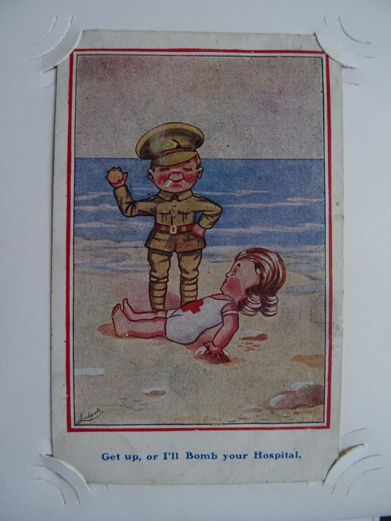 Percy Walmsley's WW1 postcard album - #95