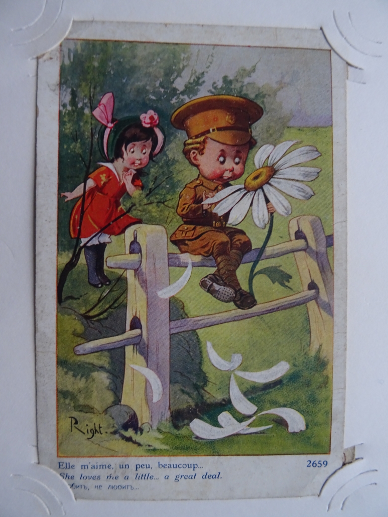 Percy Walmsley's WW1 postcard album - #96