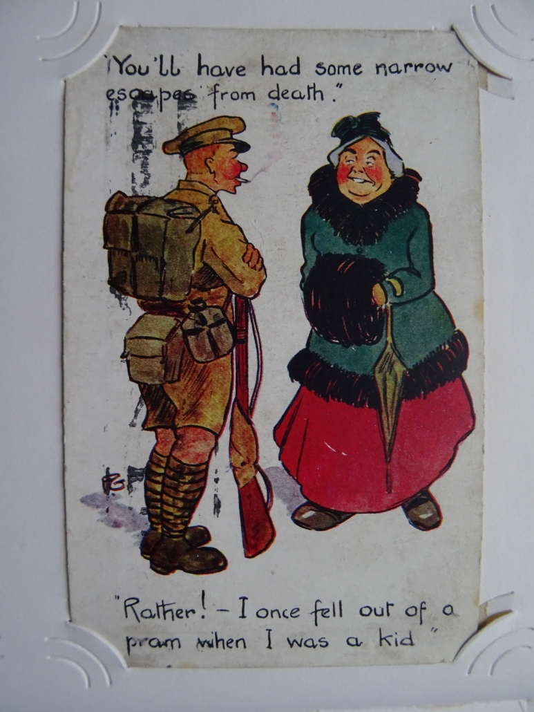 Percy Walmsley's WW1 postcard album - #99
