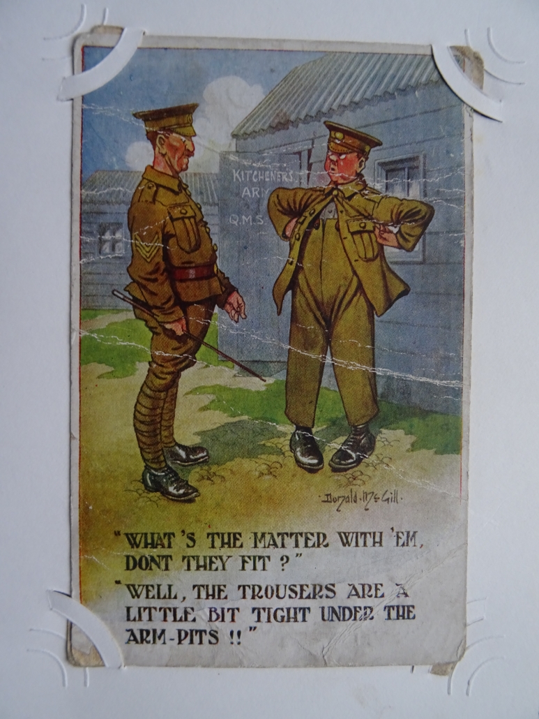 Percy Walmsley's WW1 postcard album - #101