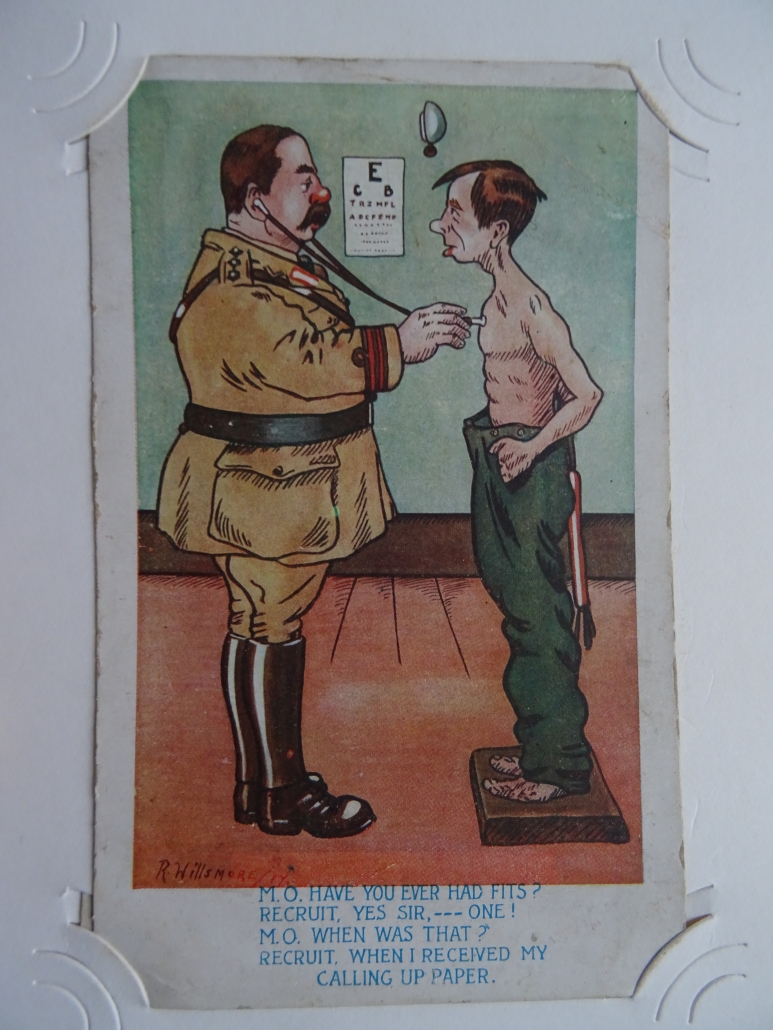 Percy Walmsley's WW1 postcard album - #104